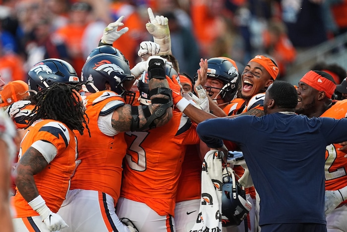 Boundless jubilation for the Broncos.