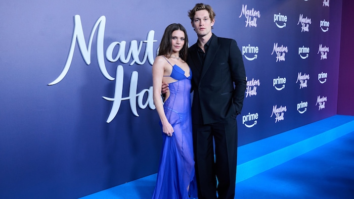 Harriet Herbig-Matten und Damian Hardung bei der Premiere von Staffel 2 von „Maxton Hall“.