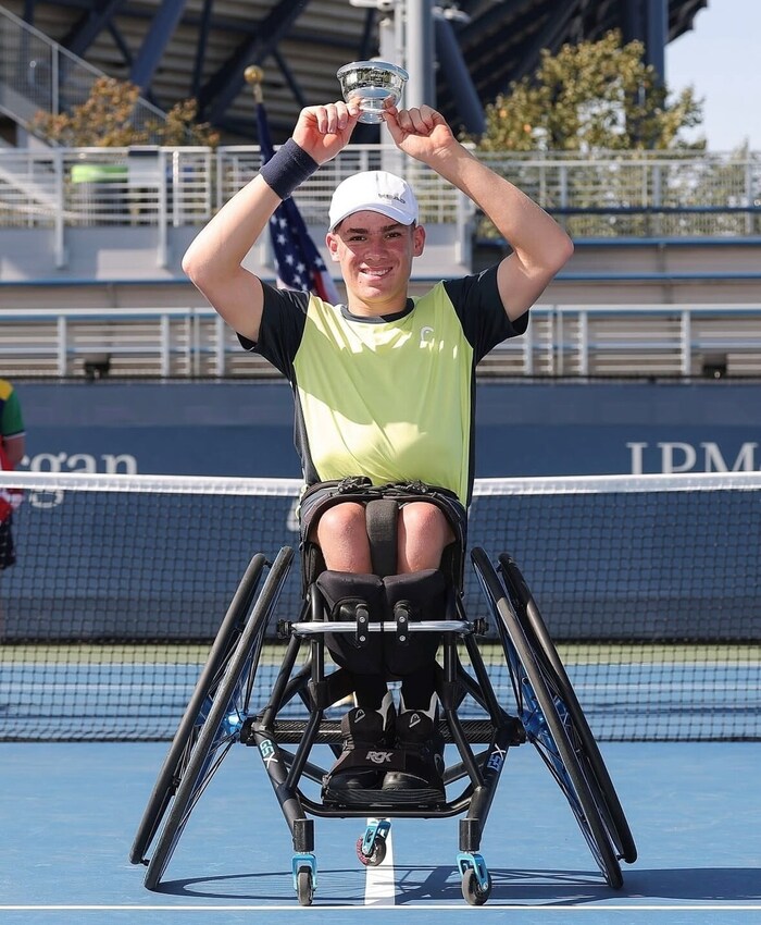 Der Siegespokal bei den US Open ist sehr schön, aber nicht sonderlich groß.