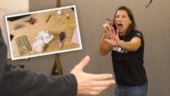 Gegenstände aus der Handtasche können im Ernstfall als Waffe gegen einen Angreifer dienen – die ...