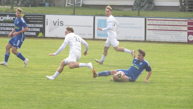 Unzmarkt (in Blau) und Hinterberg (in Weiß) neutralisierten sich