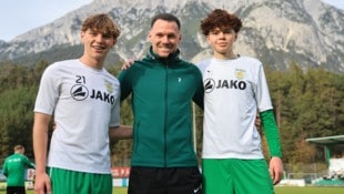 Fabian, Marcel und Noah Schreter.