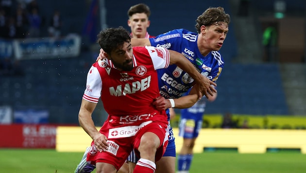 Max Fillafer (re.) setzt sich regelmäßig durch – auch gegen routiniertere Spieler.