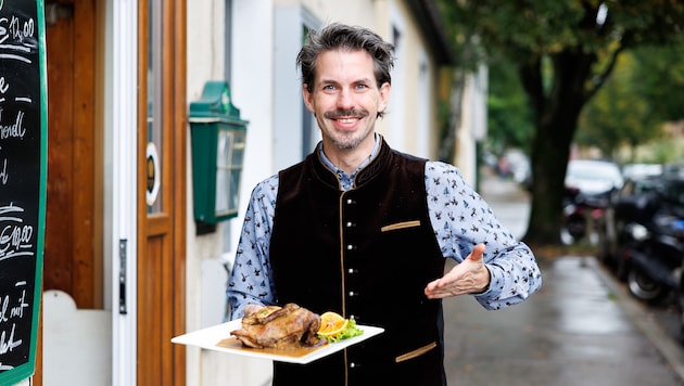 Wiens Gastro-Obmann Thomas Peschta freut sich auf die Ganslzeit.