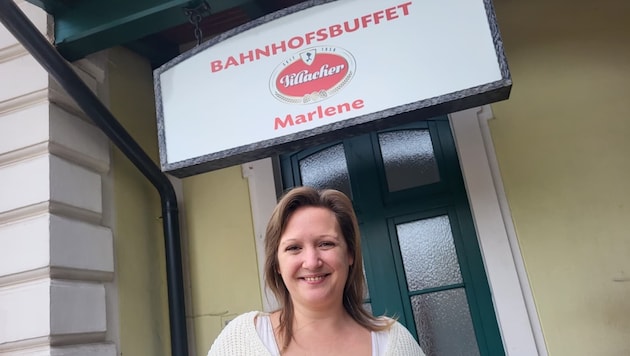 Marlene Schusser betreibt seit zwei Jahren das Buffet.