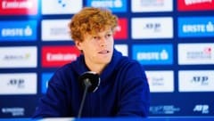 Jannik Sinner gab in Wien schon eine Pressekonferenz.