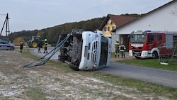 Dass bei dem Unfall niemand verletzt wurde, gleicht einem Wunder.