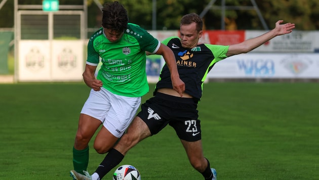 Sebastian Müller (li.) darf sich bei Hallein zumeist in der Salzburger Liga zeigen.