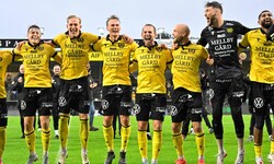 Die Spieler von Mjällby AIF krönten sich kürzlich zum schwedischen Meister.