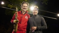 Extremsportler Michael Strasser und Saxofonist Sebastian Grimus von Parov Stelar.