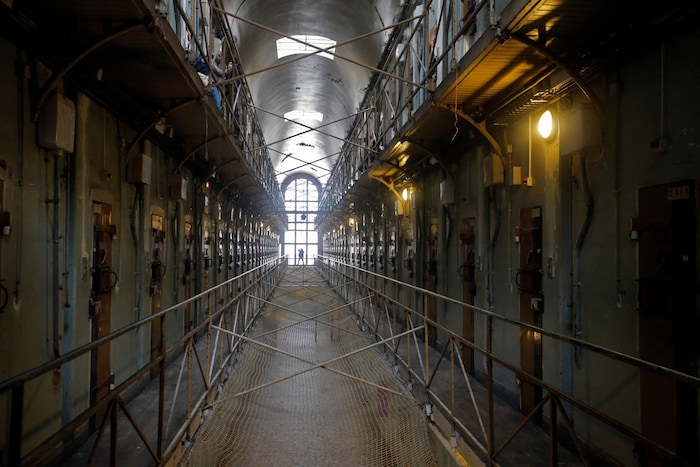 Inside the prison