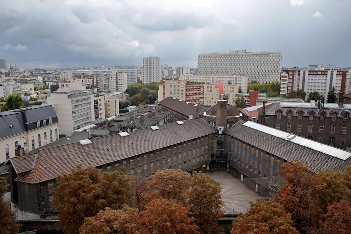 The view of La Santé prison from above