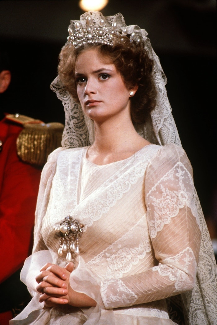 Fürstin Gloria von Thurn und Taxis bei ihrer Hochzeit am 31. Mai 1980