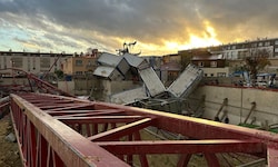 Der Tornado richete in Ermont erhebliche Schäden an.