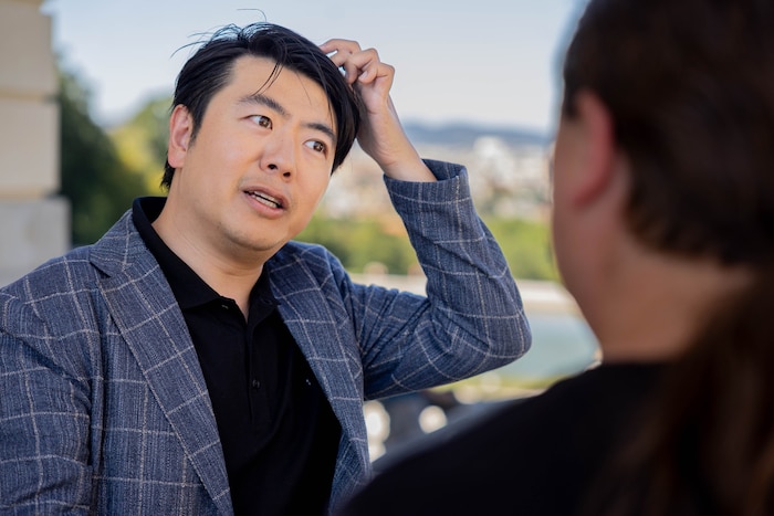 Lang Lang im Gespräch mit „Krone“-Redakteur Robert Fröwein.