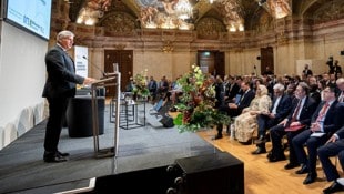 Archivbild aus dem Jahr 2021: ICMPD-Direktor Michael Spindelegger während seiner Eröffnungsrede