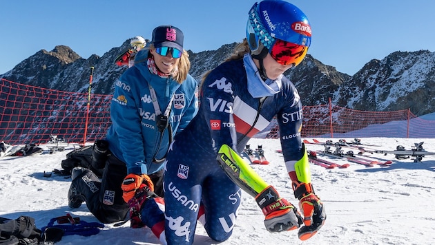 Mikaela Shiffrin liegt nur auf Platz 31 der Riesentorlauf-WCSL.
