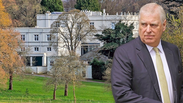 Andrew Mountbatten-Windsor muss aus der Royal Lodge ausziehen. Eine Entschädigung für den ...