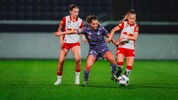 Aldina Hamzic (li.) und Vina Crnoja (re.) müssen noch zweimal gegen Austria Wien spielen.