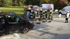 Neun Verletzte gab es bei diesem Unfall