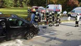 Neun Verletzte gab es bei diesem Unfall