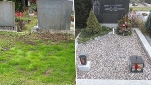 Ein Kärntner Ehepaar staunte nicht schlecht, als plötzlich das Familiengrab verschwunden war.