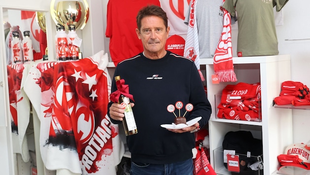 Die „Krone“ gratulierte KAC-Geschäftsführer Oliver Pilloni schon zum 60. Geburtstag.