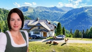 Maria Hartl bewirtschaftet die Jauchza Hütte (1900 Höhenmeter) in den Nockbergen.