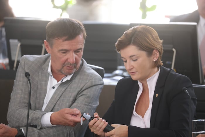 Martin Zauner und Marlene Svazek wurden sich in Sachen Naturschutz einig.