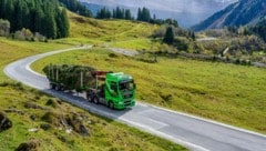 Der Christbaum aus Salzburg ist auf dem Weg nach Wien.