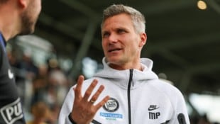 Michael Parensen sprang bei Sturm ins kalte Wasser.
