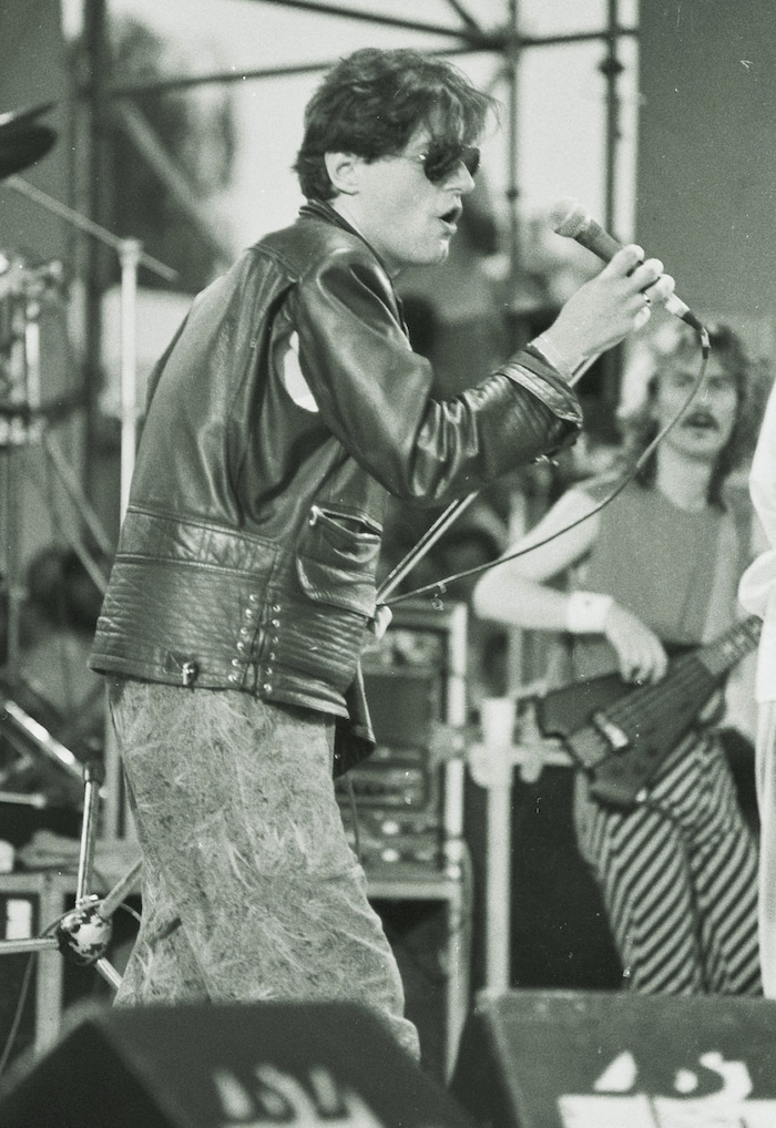 Im Juni 1985 teilte Falco beim legendären Open-Air-Konzert in Graz-Liebenau die Bühne mit Opus ...