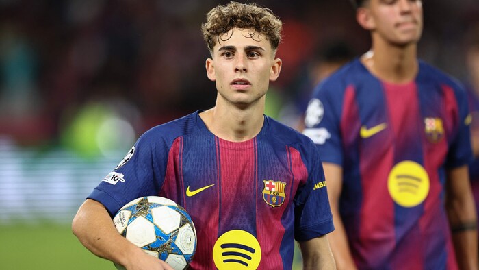 Hattrick-Held Fermin Lopez sicherte sich nach dem Spiel den Matchball.