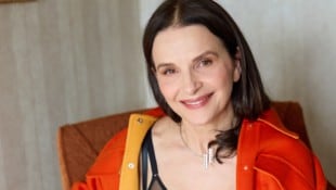 Juliette Binoche beim Interview mit der „Krone“.