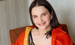 Juliette Binoche beim Interview mit der „Krone“.