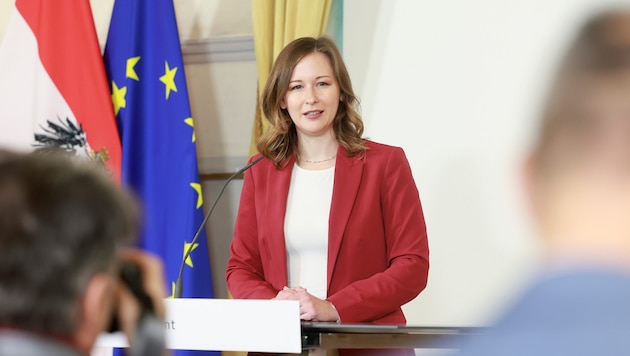 Ministerin Plakolm will einen gestaffelten Mutterschutz für Frauen, die eine Fehlgeburt erlitten ...