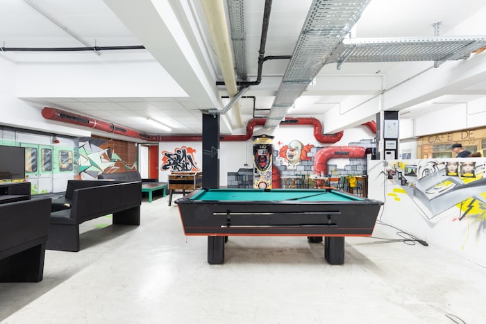 Mit rund 600 Quadratmetern ist das funtastic das größte Jugendzentrum in Graz.