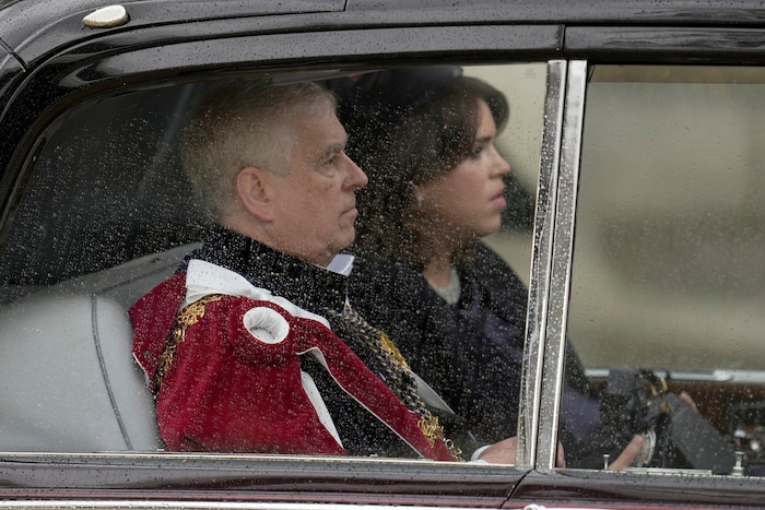 Prinz Andrew und seine Tochter Prinzessin Eugenie