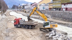 Die Arbeiten in der Isel befinden sich in der finalen Phase.