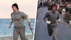 Zum Verwechseln ähnlich: Anthony Ippolito (li.) und Sylvester Stallone.