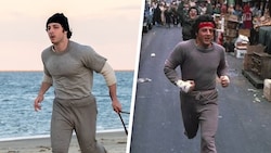 Zum Verwechseln ähnlich: Anthony Ippolito (li.) und Sylvester Stallone.