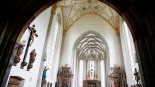 St. Wolfgang bei Grades im Metnitztal: Der Hochaltar gilt ob der Dreifaltigkeitsdarstellung am ...