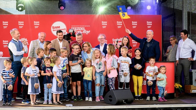In Zellerndorf wurde 2022 das erste „Krone“-Herzensmensch-Gemeindefest gefeiert (Archivbild).