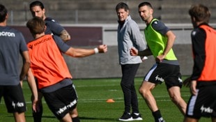 Bei seiner neuen Mannschaft sieht SW-Trainer Andy Heraf Fortschritte.