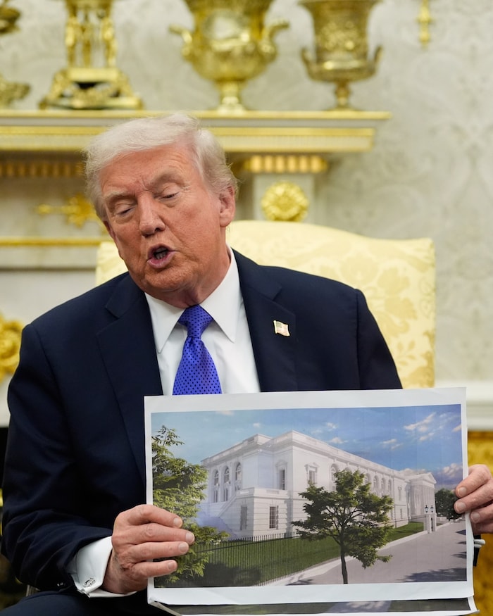 Trump träumt von einem gewaltigen Ballsaal.