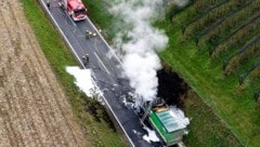 Die B66 war bis in die Abendstunden gesperrt.