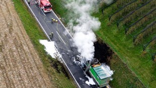 Die B66 war bis in die Abendstunden gesperrt.