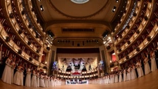 12. Februar: Beim Opernball lassen sich VIPs und VIPerln blicken, wenn sich die Oper zum ...