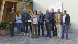Eröffnung des „Hauses des Naturschutzes in Sekull in der Gemeinde Techelsberg. Hier arbeiten ...