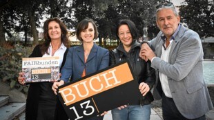 Renate Loitsch, Julia Jank, Eva Brislinger und Gründer des Vereins Gerald Eschenauer (v.l.) ...